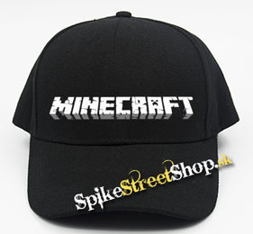 MINECRAFT - Logo - čierna šiltovka (-30%=AKCIA)