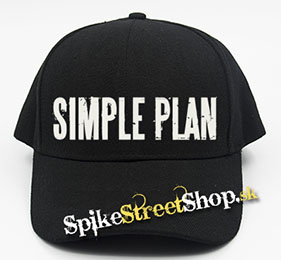 SIMPLE PLAN - Logo - čierna šiltovka (-30%=AKCIA)