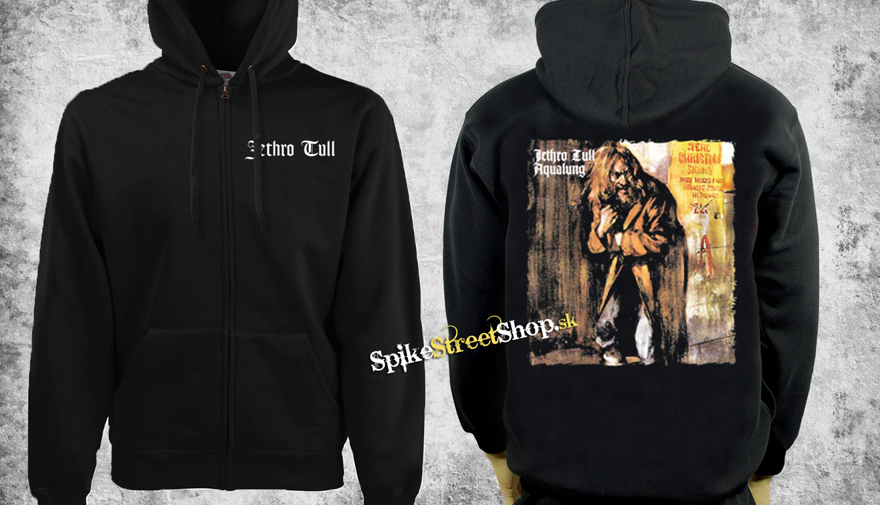 JETHRO TULL - Aqualung - čierna pánska mikina na zips