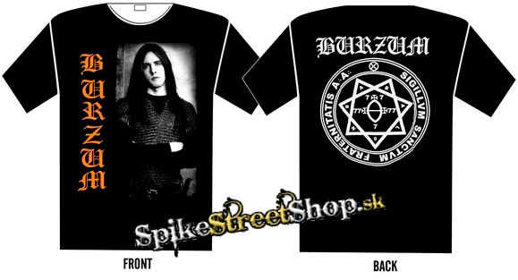 BURZUM - Sigillum Sanctum Fraternitalis - čierne pánske tričko