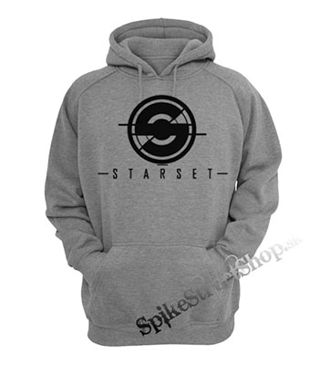 STARSET - Logo - šedá pánska mikina