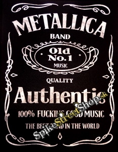 METALLICA - Jack Daniels Motive - chrbtová nášivka