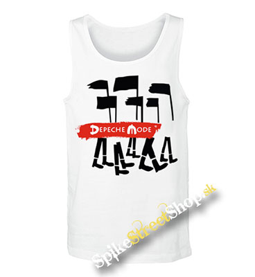 DEPECHE MODE - Spirit Cover - Mens Vest Tank Top - biele