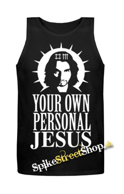 DAVE GAHAN - Personal Jesus - Mens Vest Tank Top - čierne