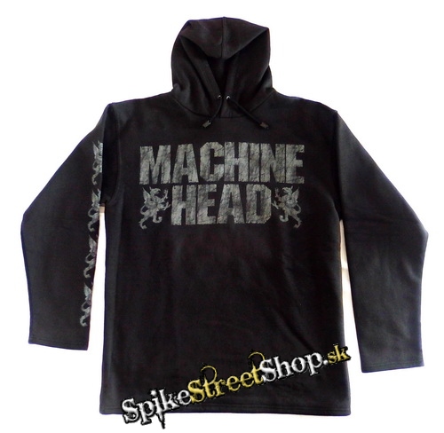 MACHINE HEAD - Logo - čierna pánska mikina