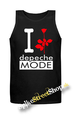 I LOVE DEPECHE MODE - Mens Vest Tank Top - čierne