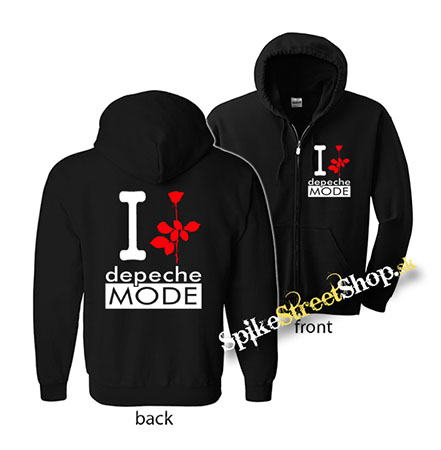 I LOVE DEPECHE MODE - mikina na zips