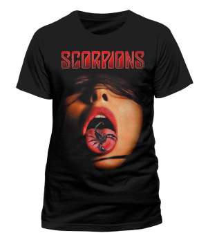 SCORPIONS - Tongue - čierne pánske tričko