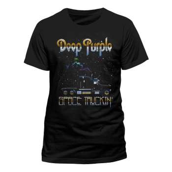 DEEP PURPLE - Space Truckin - čierne pánske tričko