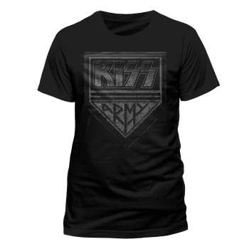 KISS - Army Distressed - čierne pánske tričko