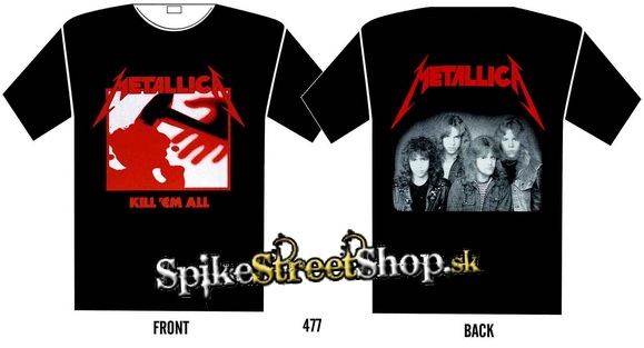 METALLICA - Kill Em All - čierne pánske tričko