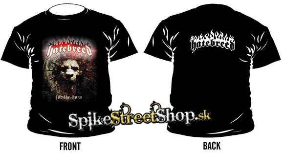 HATEBREED - For The Lions - čierne pánske tričko