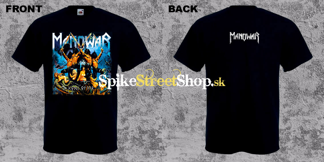 MANOWAR - Gods Of War - čierne pánske tričko