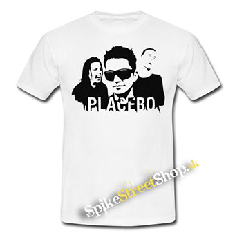 PLACEBO - Logo & Band - biele pánske tričko