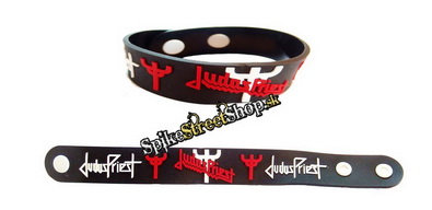 Náramok JUDAS PRIEST - Red White Logo