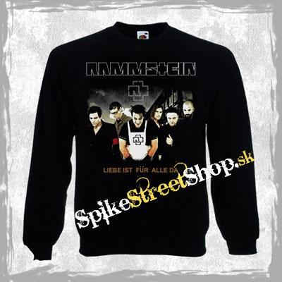 RAMMSTEIN - Liebe Band - mikina bez kapuce