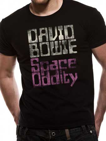 DAVID BOWIE - Space Oddity - čierne pánske tričko