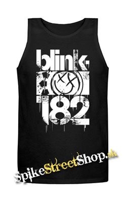 BLINK 182 - Three Bars - Mens Vest Tank Top - čierne