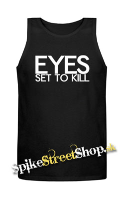 EYES SET TO KILL - Logo - Mens Vest Tank Top - čierne