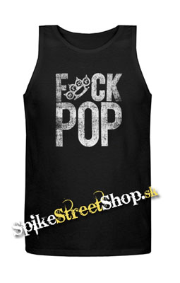 FIVE FINGER DEATH PUNCH - Fuck Pop - Mens Vest Tank Top - čierne
