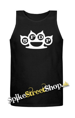 FIVE FINGER DEATH PUNCH - Knuckles - Mens Vest Tank Top - čierne