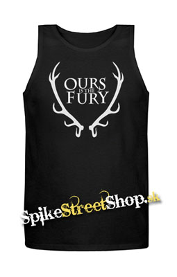 GAME OF THRONES - OURS IS THE FURY - Logo - Mens Vest Tank Top - čierne