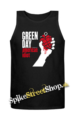 GREEN DAY - American Idiot - Mens Vest Tank Top - čierne