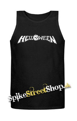 HELLOWEEN - Logo - Mens Vest Tank Top - čierne