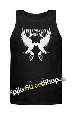 HOLLYWOOD UNDEAD - Doves - Mens Vest Tank Top - čierne