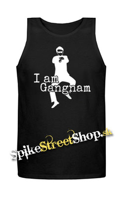 I AM GANGNAM - Mens Vest Tank Top - čierne