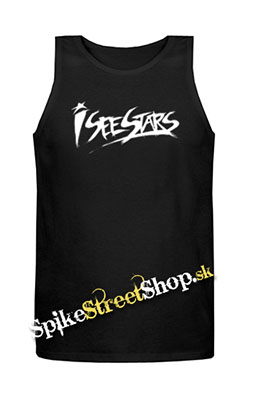 I SEE STARS - Logo - Mens Vest Tank Top - čierne