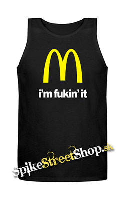 I´M FUCKIN´IT - Mens Vest Tank Top - čierne
