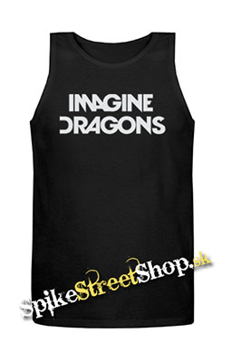 IMAGINE DRAGONS - Logo - Mens Vest Tank Top - čierne