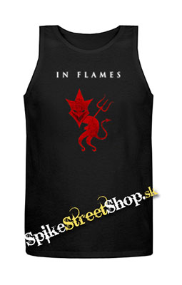 IN FLAMES - Devil - Mens Vest Tank Top - čierne