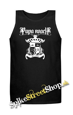 PAPA ROACH - Logo - Mens Vest Tank Top - čierne
