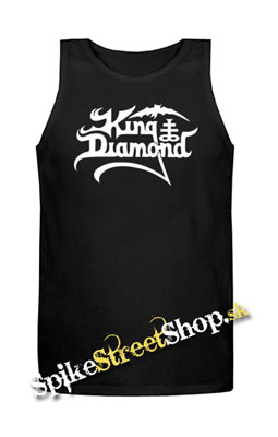 KING DIAMOND - Logo - Mens Vest Tank Top - čierne