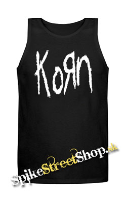 KORN - Official Logo - Mens Vest Tank Top - čierne