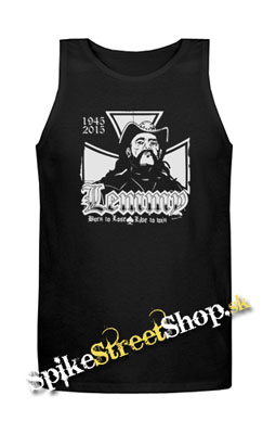 LEMMY KILMISTER - 1945-2015 - Mens Vest Tank Top - čierne