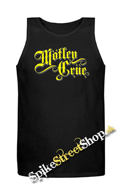 MOTLEY CRUE - Logo - Mens Vest Tank Top - čierne