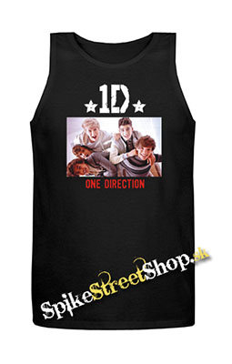 ONE DIRECTION - Star - Mens Vest Tank Top - čierne