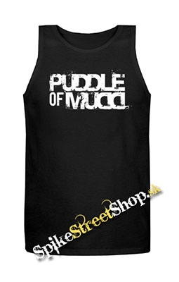 PUDDLE OF MUDD - Logo - Mens Vest Tank Top - čierne