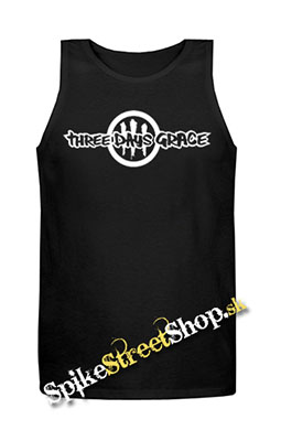 THREE DAYS GRACE - Logo - Mens Vest Tank Top - čierne