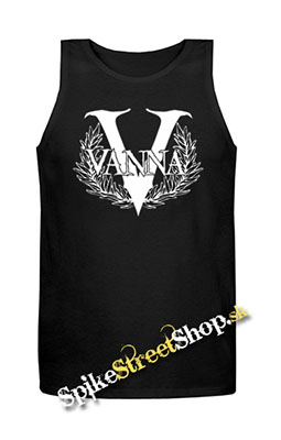 VANNA - Logo - Mens Vest Tank Top - čierne