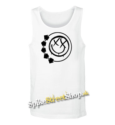 BLINK 182 - Smile - Mens Vest Tank Top - biele
