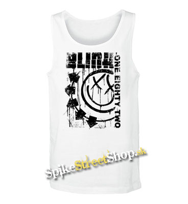 BLINK 182 - Spelled Out - Mens Vest Tank Top - biele