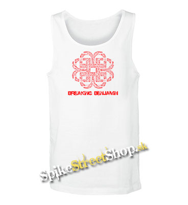 BREAKING BENJAMIN - Logo - Mens Vest Tank Top - biele