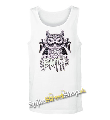 BRING ME THE HORIZON - Owl - Mens Vest Tank Top - biele