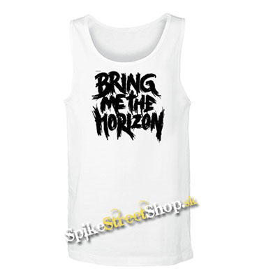 BRING ME THE HORIZON - Painted Logo - Mens Vest Tank Top - biele