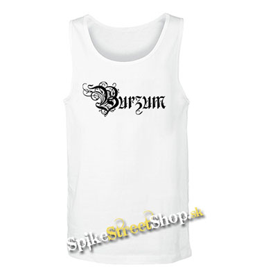 BURZUM - Logo - Mens Vest Tank Top - biele