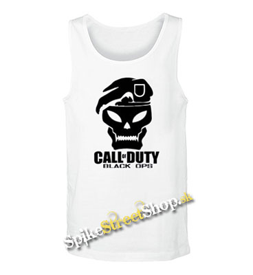 CALL OF DUTY - Skull - Mens Vest Tank Top - biele